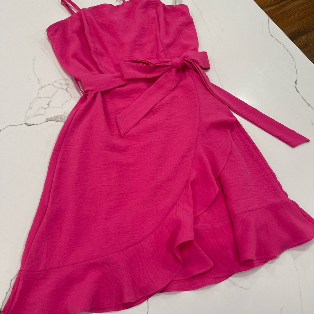She + Sky Pink Mini Dress